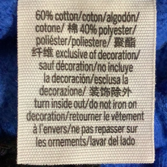 Victoria's Secret PINK Size XS Vibrant Blue Sweatpants W/Lace Design On Ankle. - Picture 3 of 6